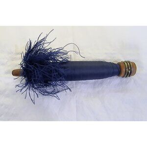 Antique Wooden Spools Thread Shuttle Yarn Weaving Spindle Bobbins 8" Textile